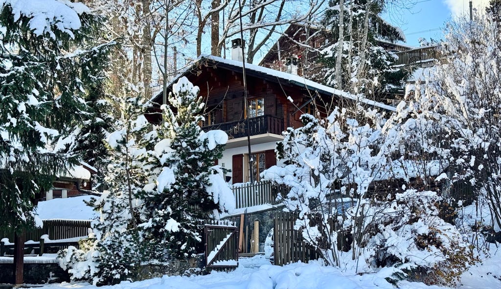 Chalet familial avec vue sur les montagnes à Gryon