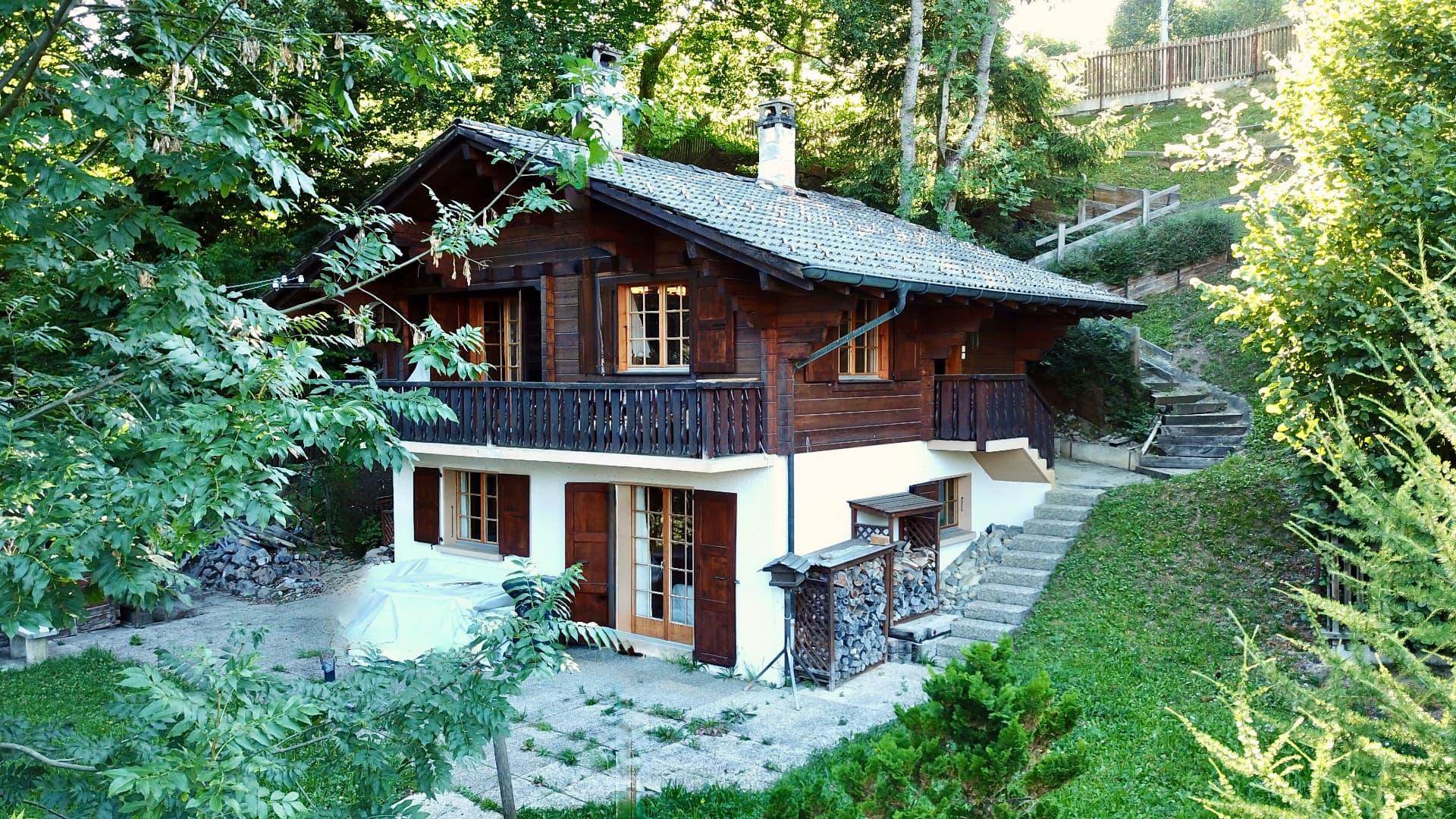 Chalet familial avec vue sur les montagnes à Gryon