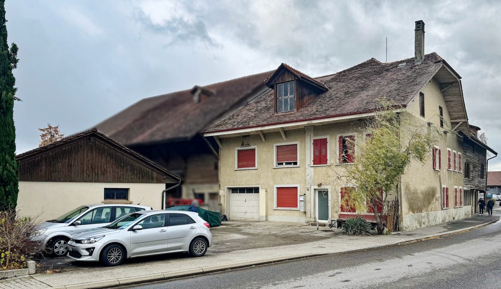 Immeuble locatif villageois à transformer à Corcelles-près-Payerne
